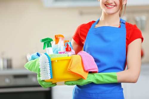 Professional oven cleaning service for a London home kitchen