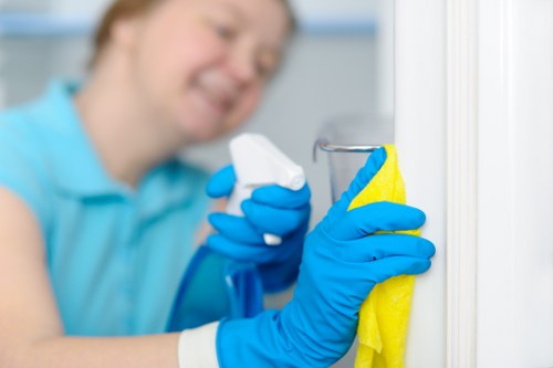 Bathroom end of tenancy cleaning in a London property
