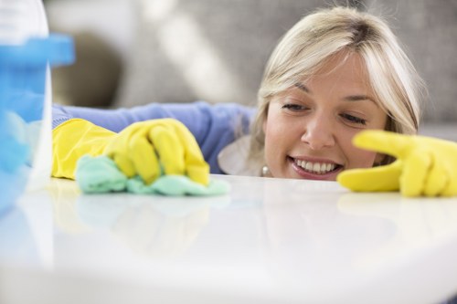 Local London cleaning service handling kitchen and bathroom tasks