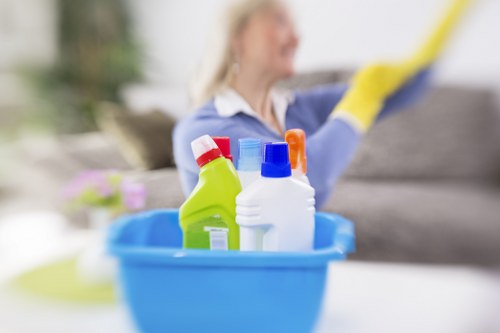 Regular house cleaning service for a busy London family home