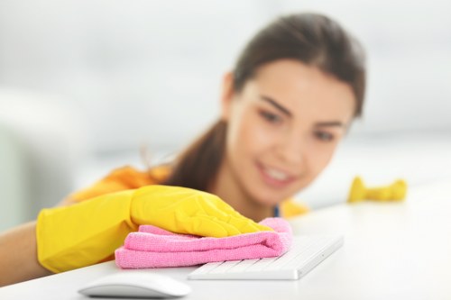 Final detail cleaning after builders work in a London home or commercial space