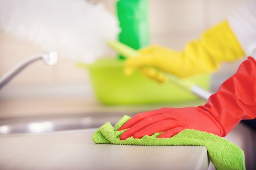Local London cleaners refreshing shared living spaces